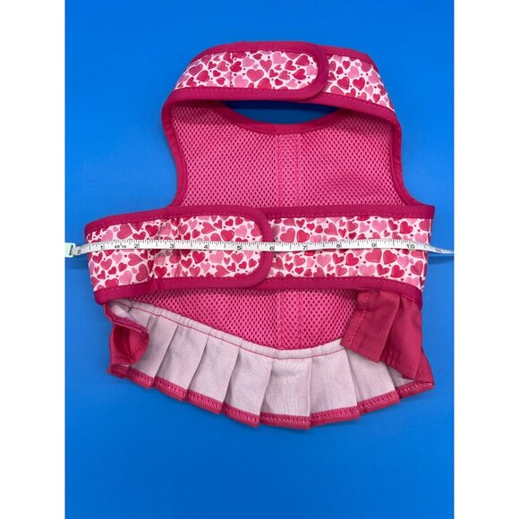Dog Dress Harness With Heart Pattern & D-Ring Attachment - Picture 3 of 7
